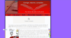 Desktop Screenshot of correction-reecriture.fr